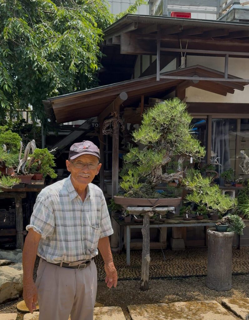 春花園BONSAI美術館の番頭さん
