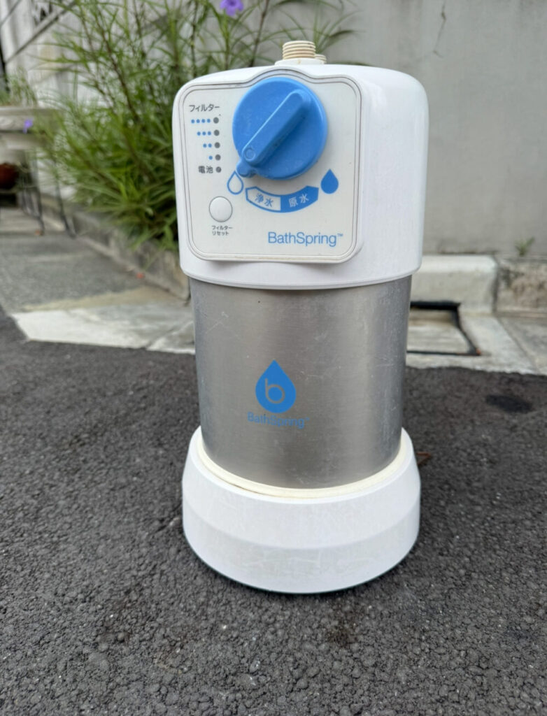 旧型お風呂の浄水器