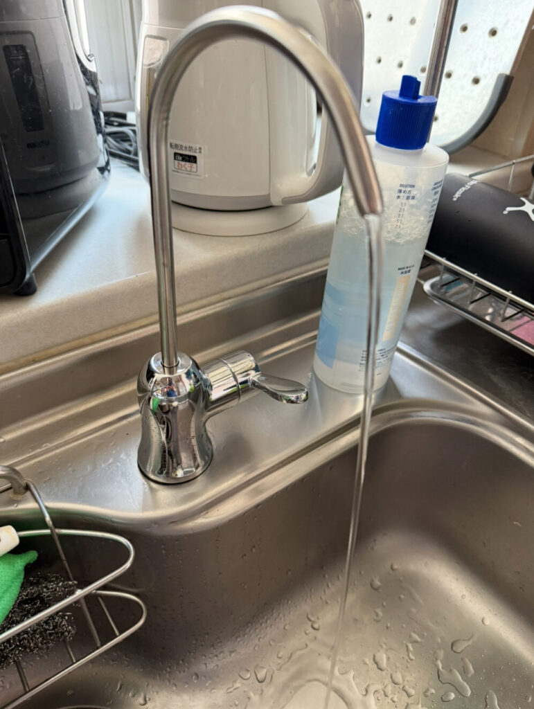 浄水器の蛇口