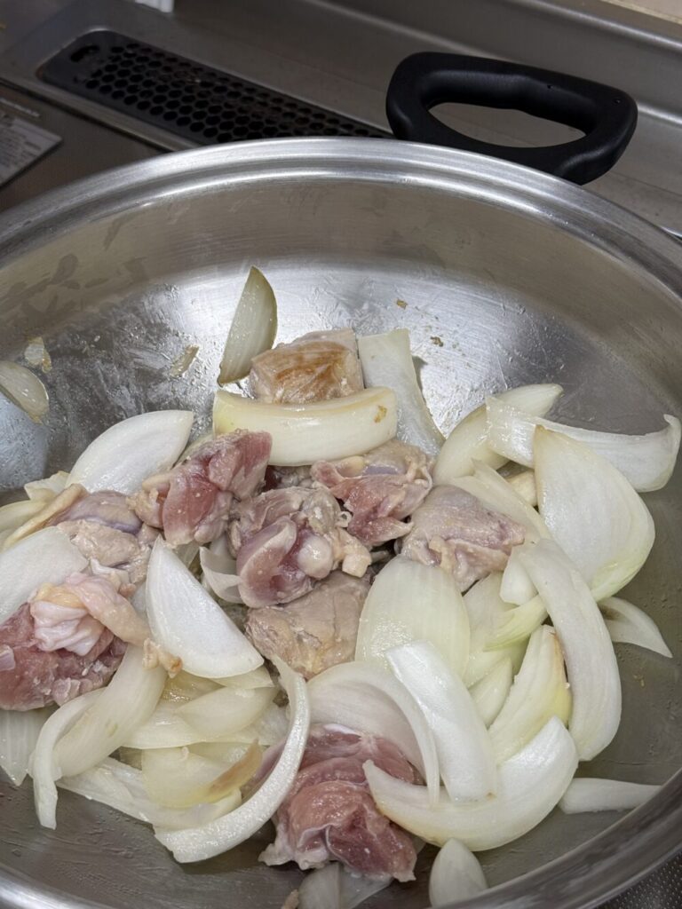 鶏肉と玉ねぎ