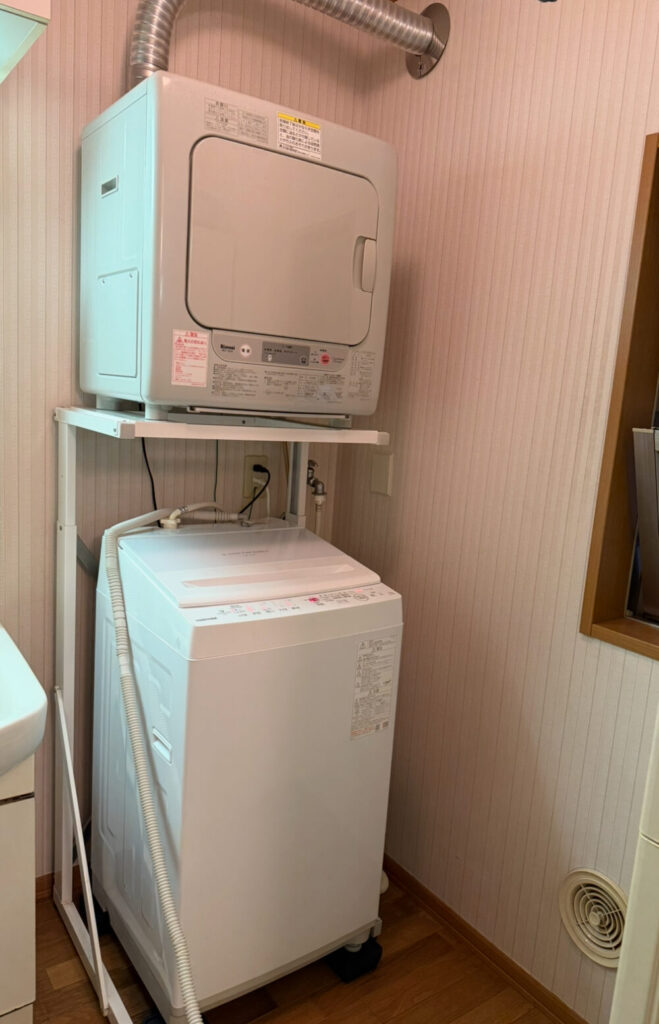 乾燥器と洗濯機