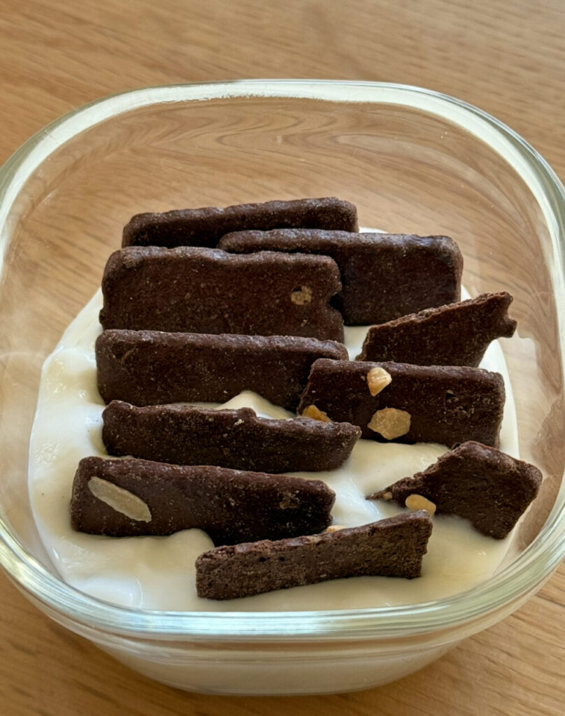 ブルーノスナックでチーズケーキ