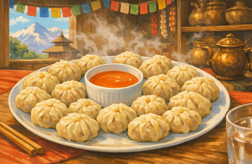 ネパールの餃子