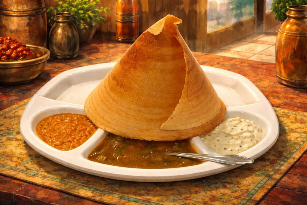 プレーンドーサ・米粉のクレープ