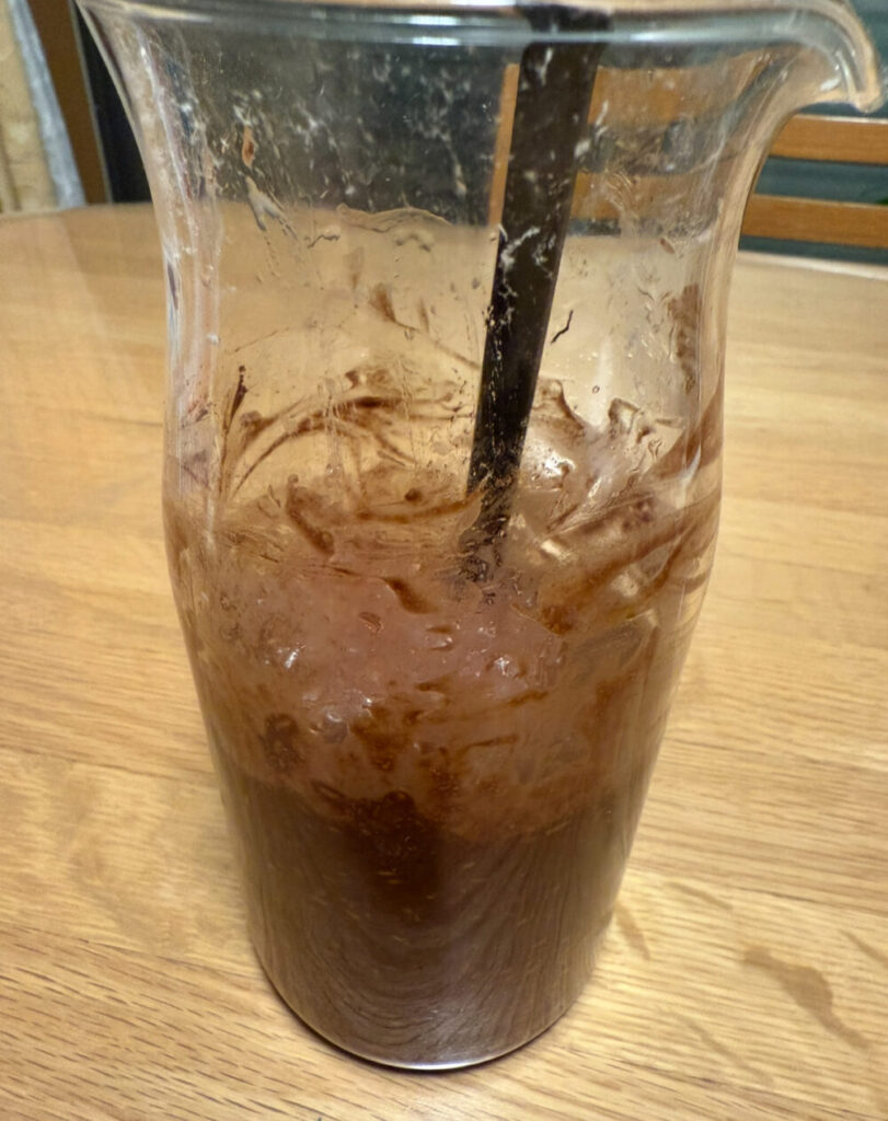 麴にココアパウダー