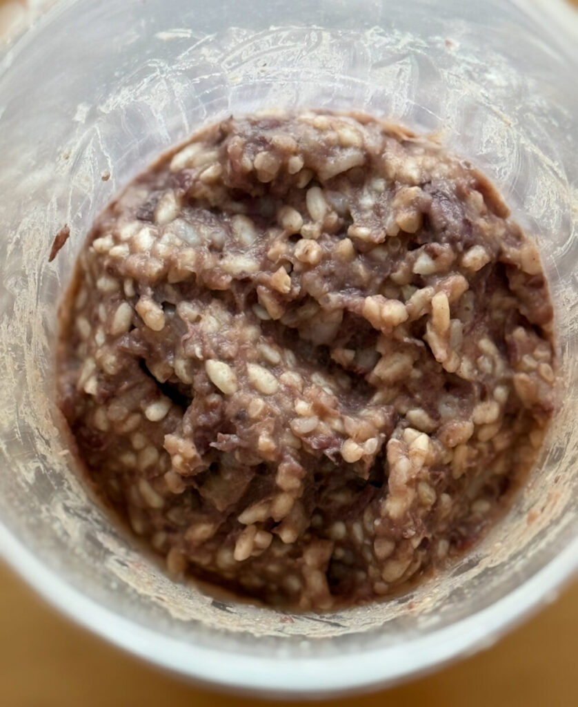 小豆麹にごはん