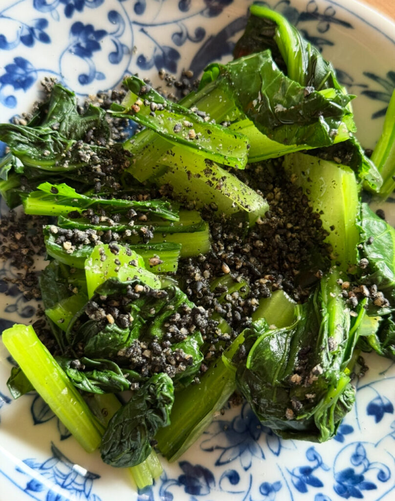 小松菜の胡麻和え